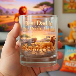 The Best Dad Personalized Glass Mug - Personalized Gifts For Dad - Photo 2
