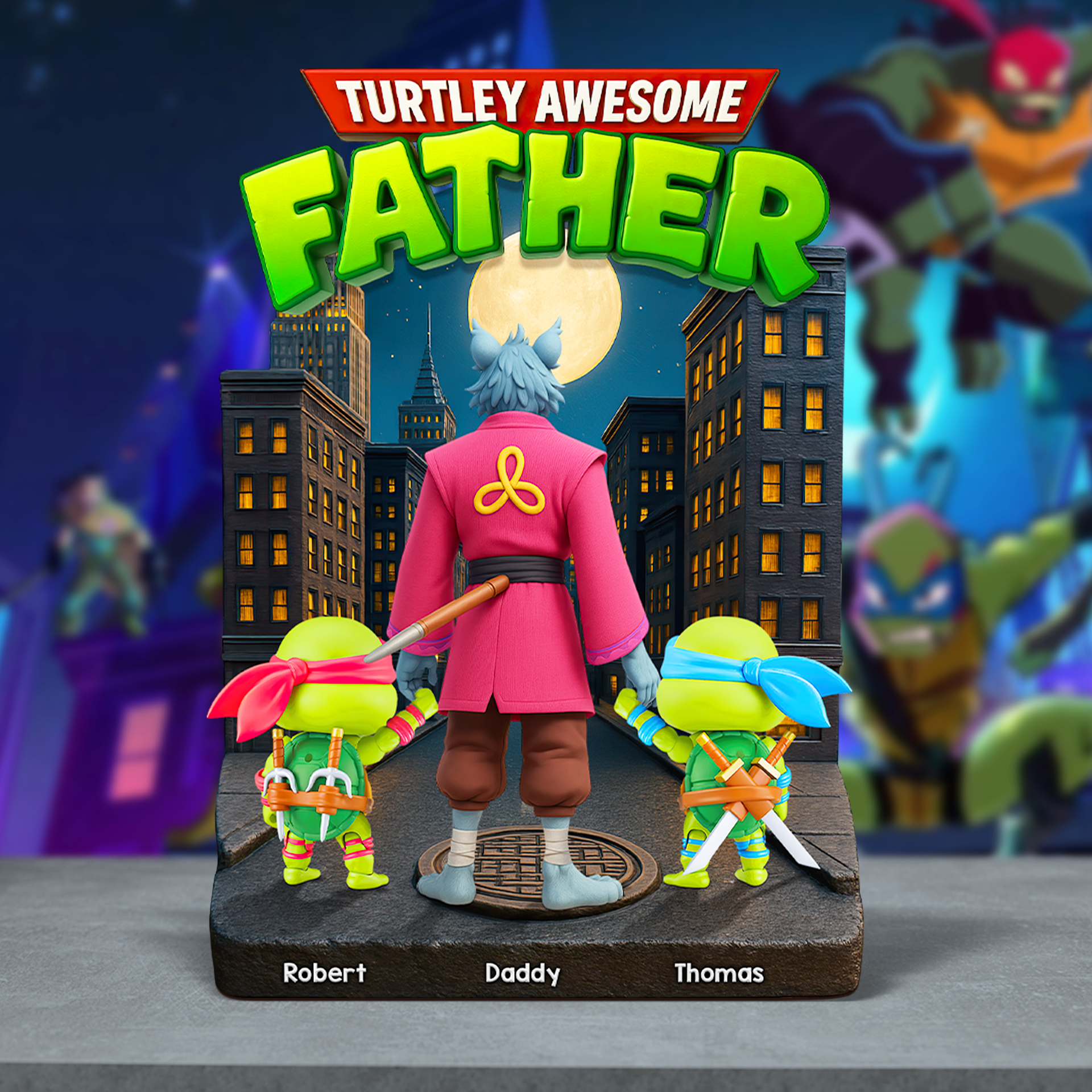 Coolest Dad Ever Christmas Plaque – Personalized Gifts For Dads - Photo 1