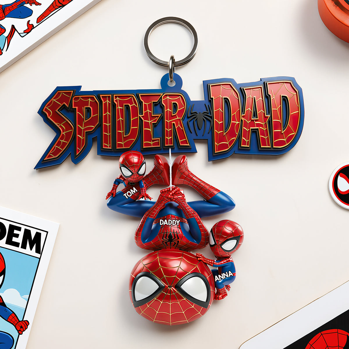 Dad Acrylic Keychain - Personalized Gifts For Father's Day - Photo 1