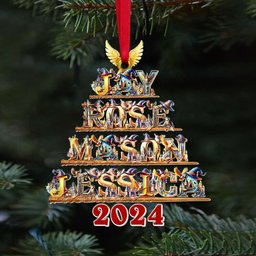 Personalized Gifts For Family, Christmas Acrylic Ornament - Photo 2