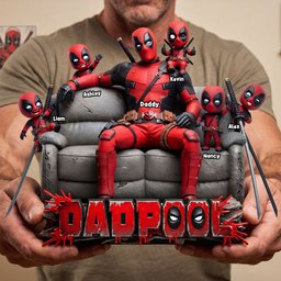 Hero Squad Dad Acrylic Plaque - Personalized Gifts For Dad - Photo 1