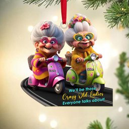 Personalized Gifts For Old Friends Christmas Acrylic Ornament - Photo 4