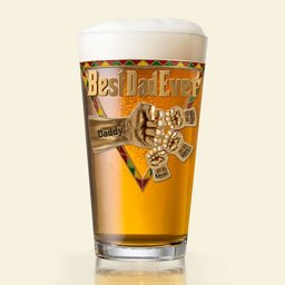 The Black Father Beer Glass - Personalized Gifts For Dad - Photo 3