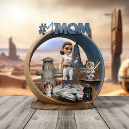 #1 Mom In The Universe – Personalized Christmas Gift For A Stellar Mommy - Photo 3