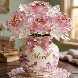 Toile De Jouy Mother Acrylic Plaque - Personalized Gifts For Mothers - Photo 5