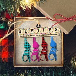 Personalized Gifts For Besties Christmas Ornament - Photo 3