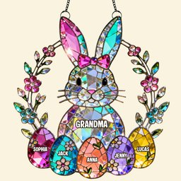 Personalized Easter Gifts For Mother's Day Suncatcher Ornament - Photo 2