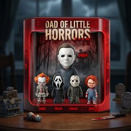 Dad Of Little Horrors Acrylic Plaque - Personalized Gifts For Dads - Photo 3