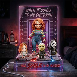 Fun Crime Mom Acrylic Light Box, Personalized Gifts For Moms - Photo 2