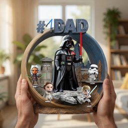 Strongest Dad Acrylic Plaque, Personalized Father's Day Gifts For Dad - Photo 4