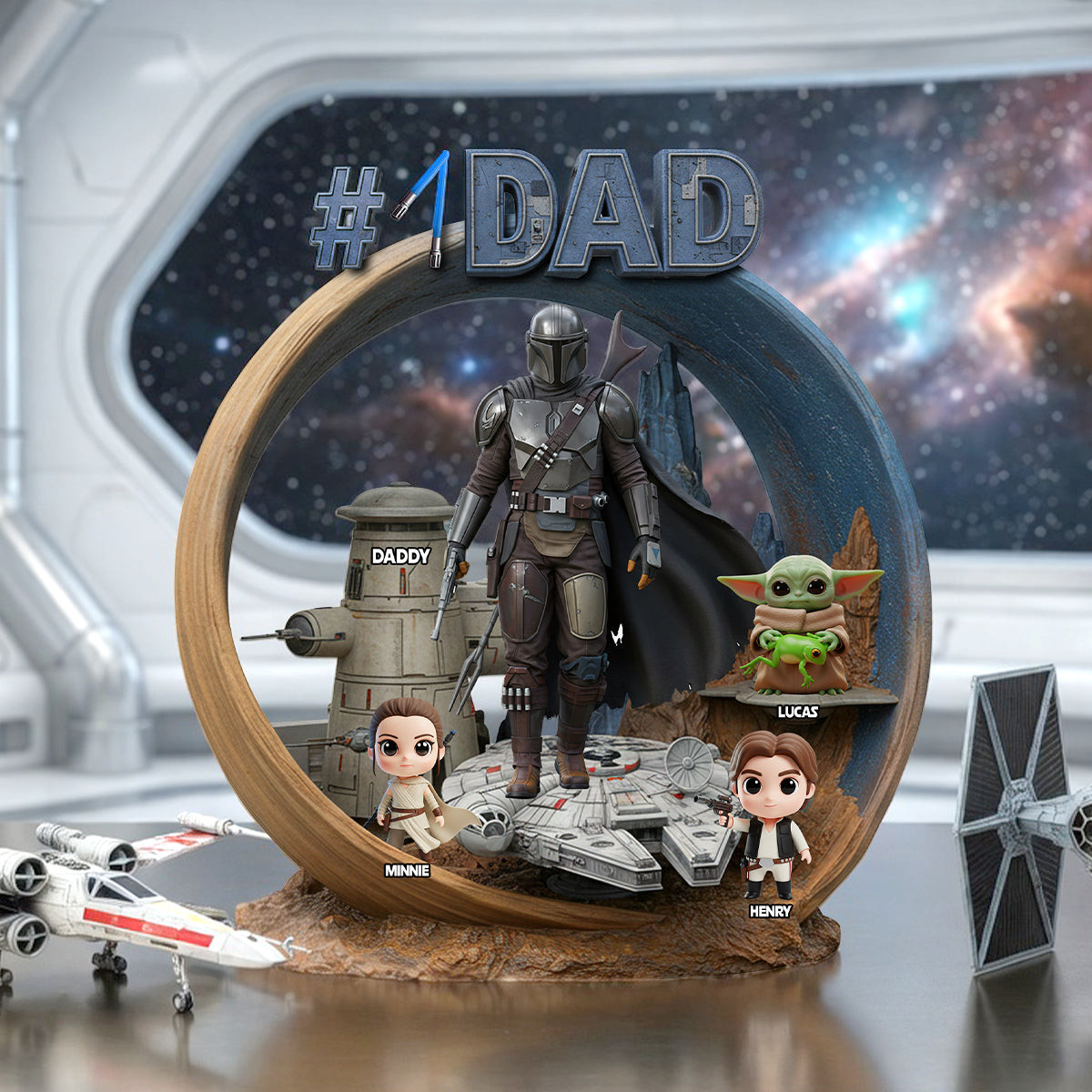 Strongest Dad Acrylic Plaque, Personalized Father's Day Gifts For Dad - Photo 1