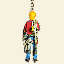 Lineman Keychain - Personalized Gifts For Lineman - Photo 6