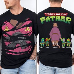 Awesome Father Shirt – Personalized Christmas Gifts For Dad - Photo 1