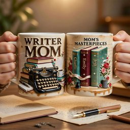 Writer Mom Coffee Mug - Personalized Gifts For Mother's Day - Photo 1