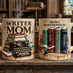 Writer Mom Coffee Mug - Personalized Gifts For Mother's Day - Photo 2