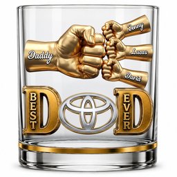 Best Dad Keepsake Glass Mug - Personalized Gifts For Dad - Photo 3