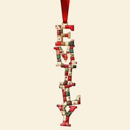 Sewing Alphabet Ornament - Personalized Gift For Christmas Ornament - Photo 4
