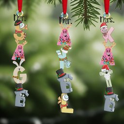 Book Teacher Alphabet Name Acrylic Ornament, Personalized Gifts For Christmas - Photo 2