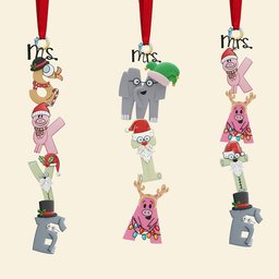 Book Teacher Alphabet Name Acrylic Ornament, Personalized Gifts For Christmas - Photo 4