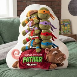 Legend Warrior Dad Squad Pillow - Personalized Gifts For Father's Day Pillow - Photo 1