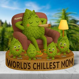 Chilling Dad - Personalized Christmas Gifts For Dad Plaque - Photo 3