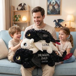 King Of Sky Dad Custom Shaped Pillow, Personalized Gifts For Dad - Photo 2