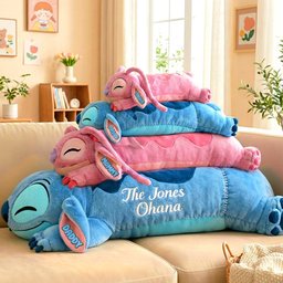 Cute Lazy Family Shaped Pillow, Personalized Gifts For Family - Photo 2