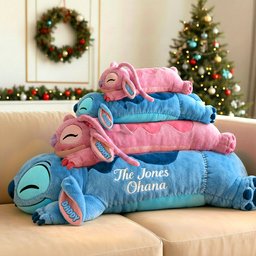Cute Lazy Family Shaped Pillow, Personalized Gifts For Family - Photo 3