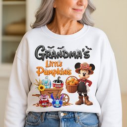 Halloween Grandma Shirt - Personalized Gifts For Grandma - Photo 3