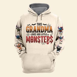 Little Spooky Monster Shirt - Personalized Gifts For Grandma - Photo 4