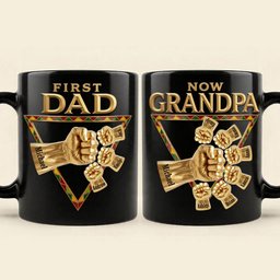 First Dad Now Grandpa Magic Mug - Personalized Gifts For Dads - Photo 3