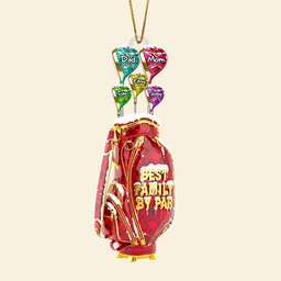 Golf Family Hand Christmas Ornament Personalized Gifts For Family - Photo 3