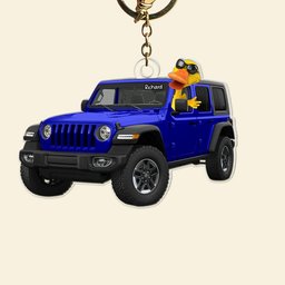 Happy Ducks Keychain - Personalized Gifts For Off-road Lovers - Photo 5