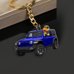 Happy Ducks Keychain - Personalized Gifts For Off-road Lovers - Photo 3