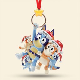 Playful Cartoon Family Tree Ornament, Personalized Gifts For Family - Photo 4