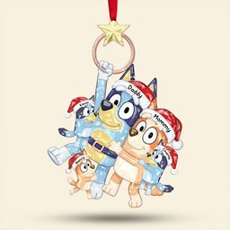 Playful Cartoon Family Tree Ornament, Personalized Gifts For Family - Photo 3