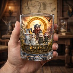 Mythic Adventure Dad Glass Mug Personalized Gifts For Dad - Photo 3