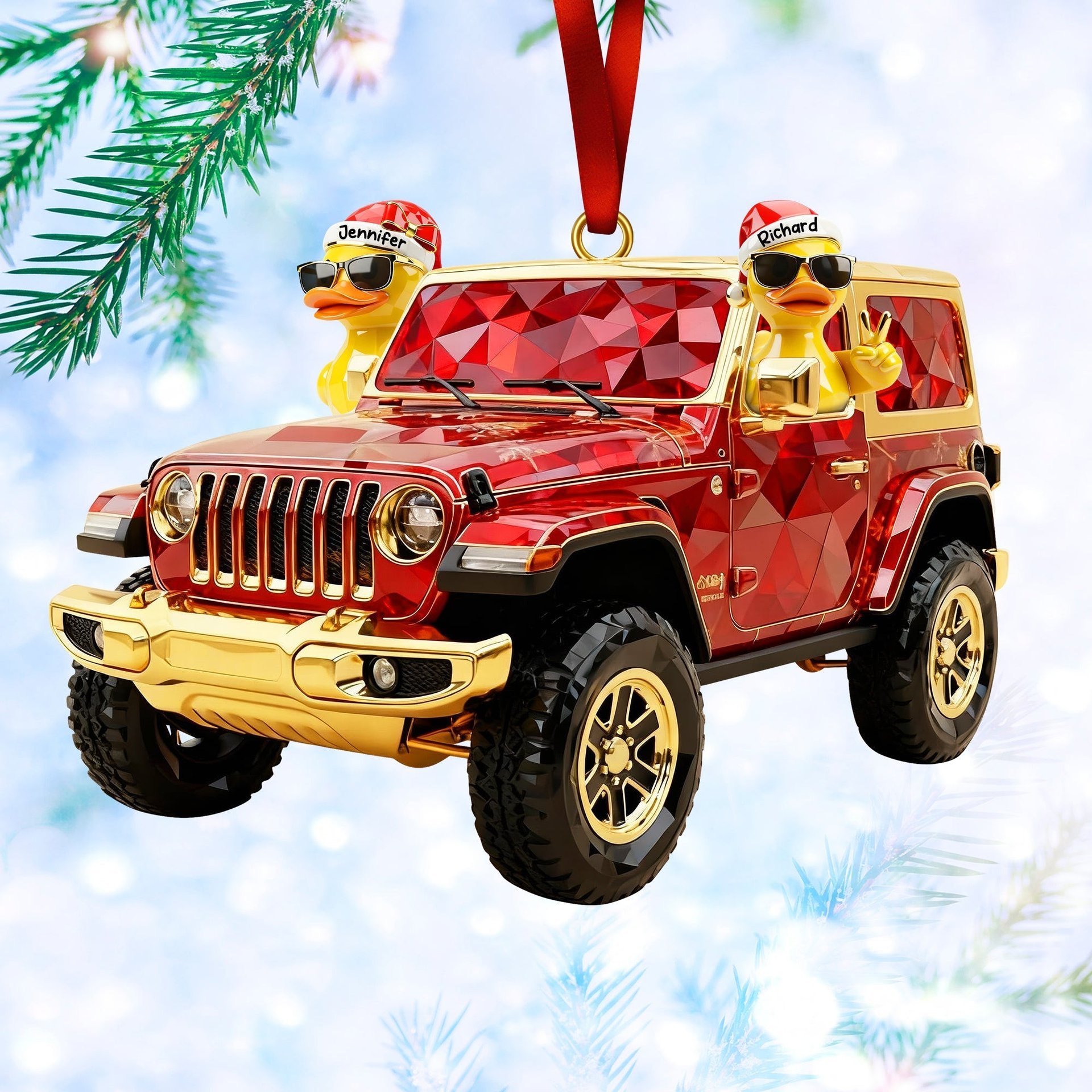 Jolly Off-road Ride With Duck Gang - Personalized Gifts For Off-road Lovers - Photo 1