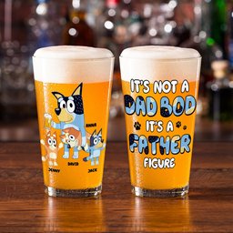 Personalized Gifts For Dad Beer Glass - Photo 2