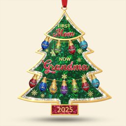 First Mom, Now Grandma Tree Ornament Personalzied Christmas Gifts - Photo 5