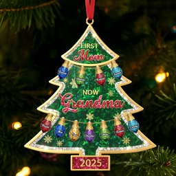 First Mom, Now Grandma Tree Ornament Personalzied Christmas Gifts - Photo 2