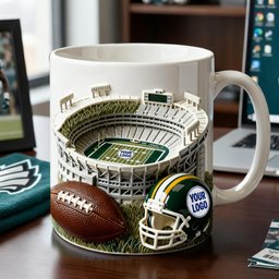 Game Day Stadium Coffee Mug - Personalized Gift For Sporty Lovers - Photo 4