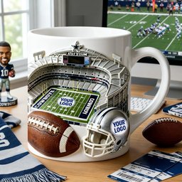 Game Day Stadium Coffee Mug - Personalized Gift For Sporty Lovers - Photo 1