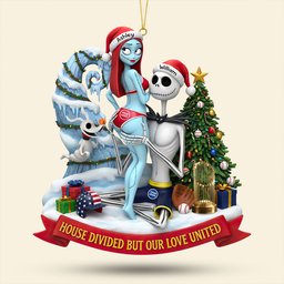 Naughty Spooky Couple Ornament - Personalized Gifts For Couple - Photo 3
