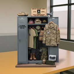 Military 250th Anniversary Personal Locker Plaque - Personalized Gifts For Veteran - Photo 3