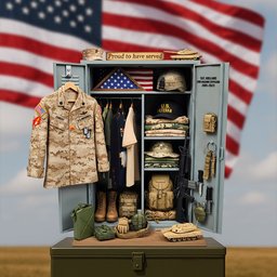 Proud To Serve Christmas Plaque – Custom Keepsake For Veterans - Photo 3