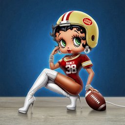 Retro Cute Girl Light Box – Personalized Gift For Sport Lovers - Photo 3