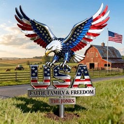 American Eagle Metal Sign - Personalized Gifts For Patriots - Photo 2