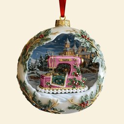 Antique Sewing Machine Ornament - Personalized Gifts For Sewing Lovers - Photo 4
