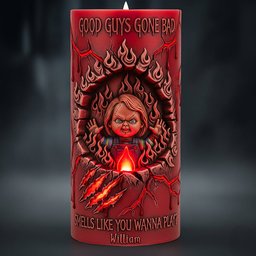 Branding From Classic Slashers LED Candle - Personalized Gifts For Horror Fans - Photo 2
